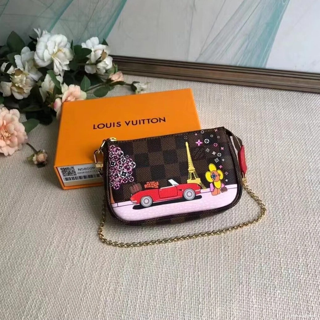 Official oldcobbler LOUIS ACCESSOIRES POCHETTE VUITTON MINI 0729